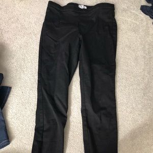 Black jeggings